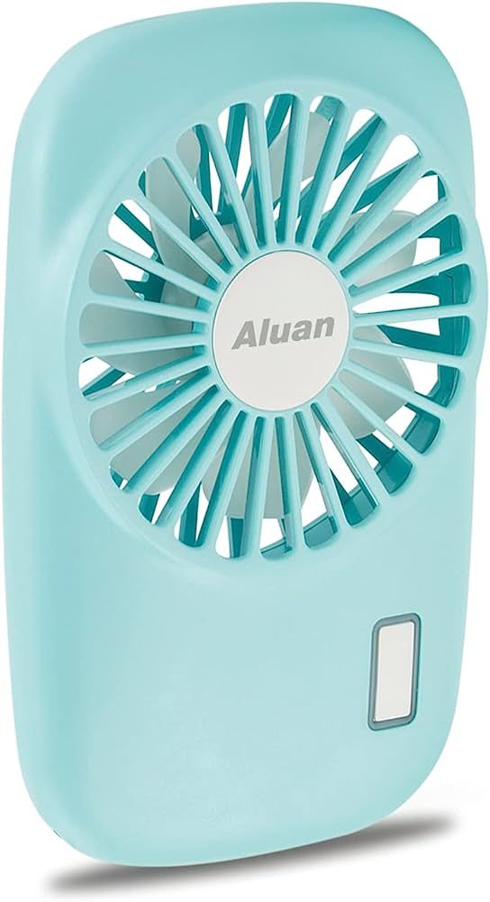 Aluan Handheld Mini Fan Powerful Small Personal Portable Speed Adjustable USB Rechargeable Eyelas... | Amazon (US)
