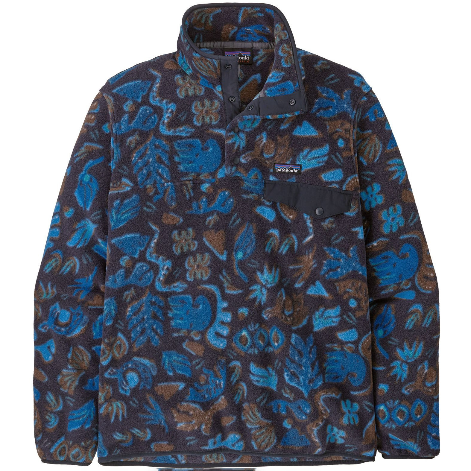 Patagonia Men's Lightweight Synchilla Snap-T Fleece Pullover Blue S | REI