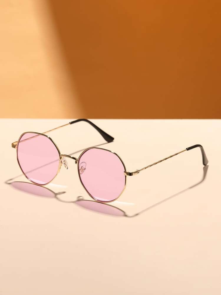 Geometric Frame Fashion Glasses | SHEIN