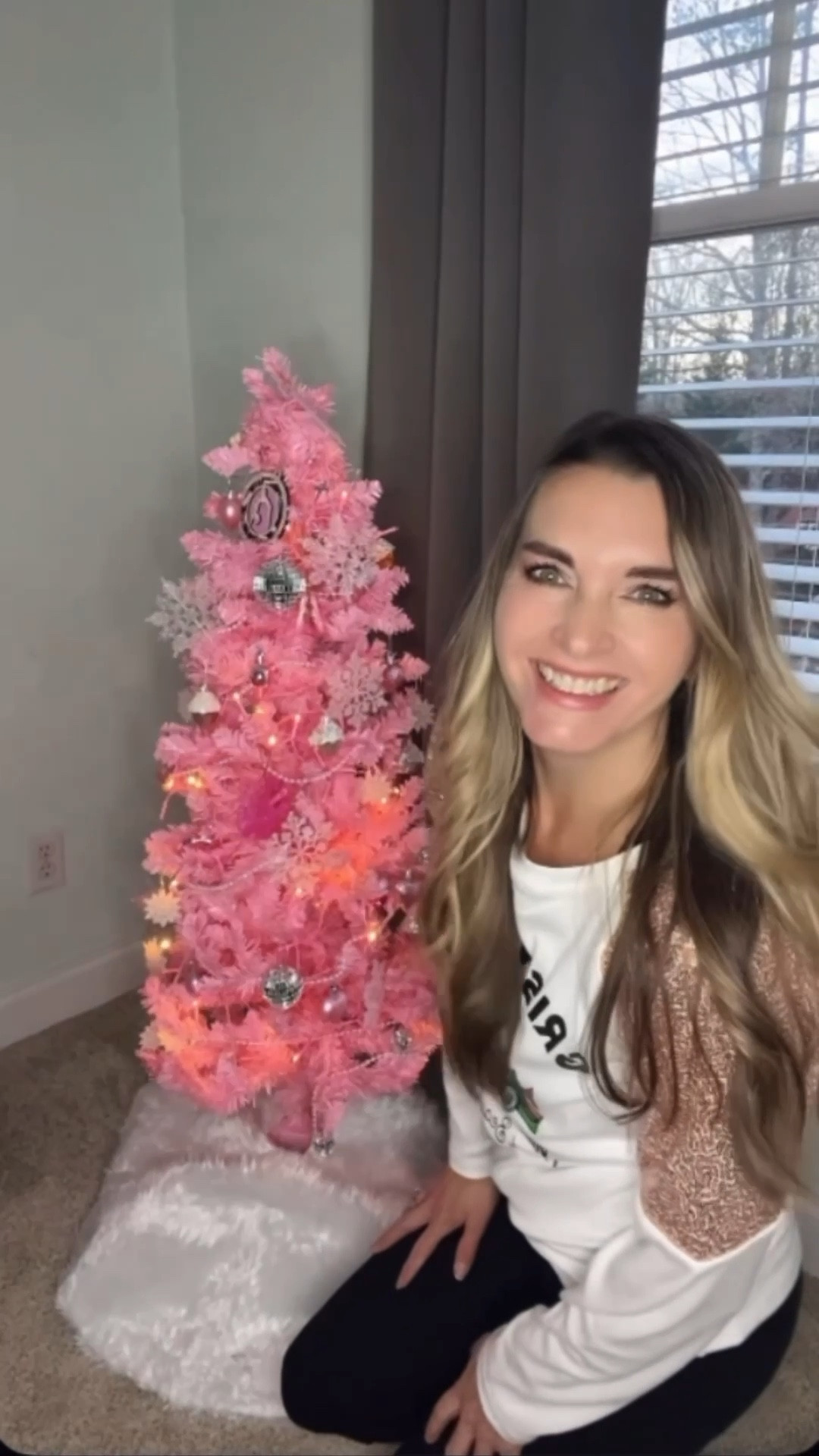 Decorating a Pink Christmas Tree for my Daughter🎄 #girlmom #pinkchristmas #pinktree #motherdaughter #diychristmas #diymom 

#LTKmomlife #LTKHoliday #LTKSeasonal