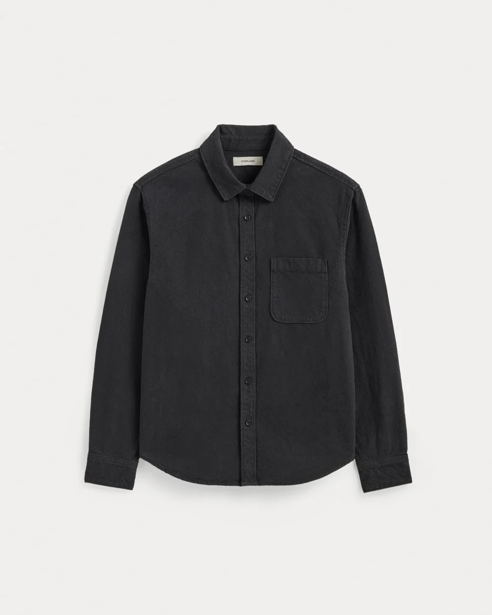 The Canvas Organic Cotton Overshirt | Black | Everlane