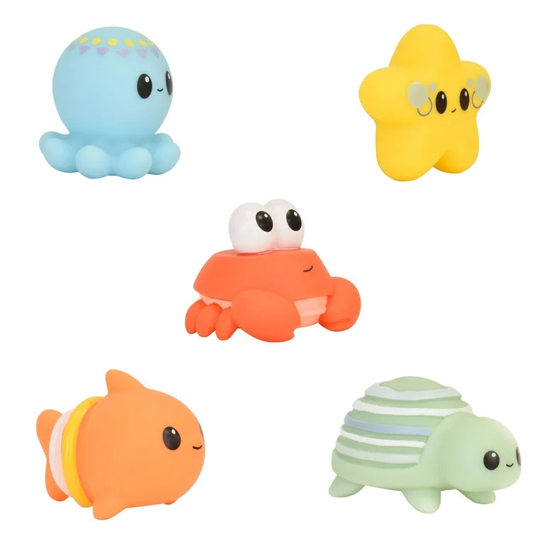 Hopscotch Lane Light up Bath Floats - 5 Count Sea Creature Toys, Children Ages 6+ Months | Walmart (US)