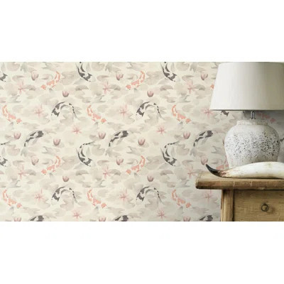Coll Koi Fish 33' L x 20.9" W Wallpaper Roll | Wayfair North America