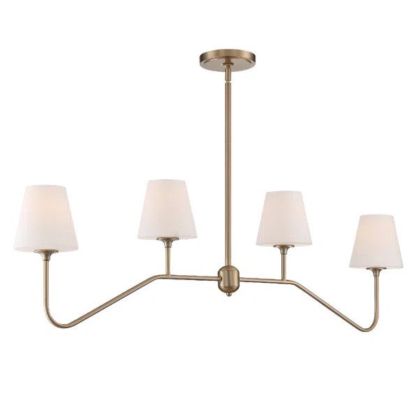 Lane 4 - Light Dimmable Kitchen Island Modern Linear Chandelier | Wayfair North America
