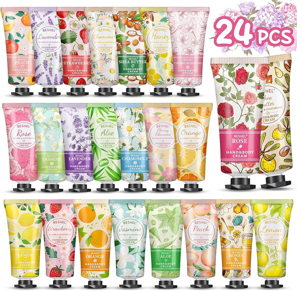 24 Pack Hand Cream Gifts Set,Stocking Stuffers for Women,Teengirls,Christmas Gifts Set,Bulk Mini ... | Amazon (US)