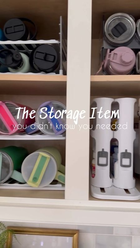 Must have Amazon kitchen organization and storage! Even fits your Stanleys! This cabinet caddy is perfect for spices or pill bottles. 

(7/1)

#LTKStyleTip #LTKHome #LTKVideo