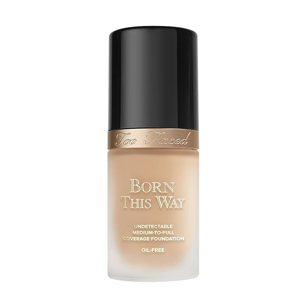 Too Faced Born This Way Natural Finish Longwear Liquid Foundation | Medium-To-Full Coverage | Hyd... | Amazon (US)