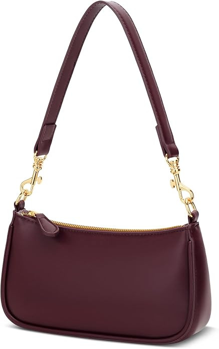 KKXIU Small Shoulder Bag for Women - Mini Purses for Women Vegan Leather Purse Classic Retro Hand... | Amazon (US)