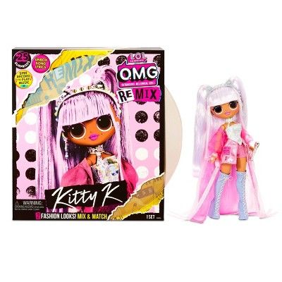 L.O.L. Surprise! O.M.G. Remix Kitty K Fashion Doll &#8211; 25 Surprises with Music | Target