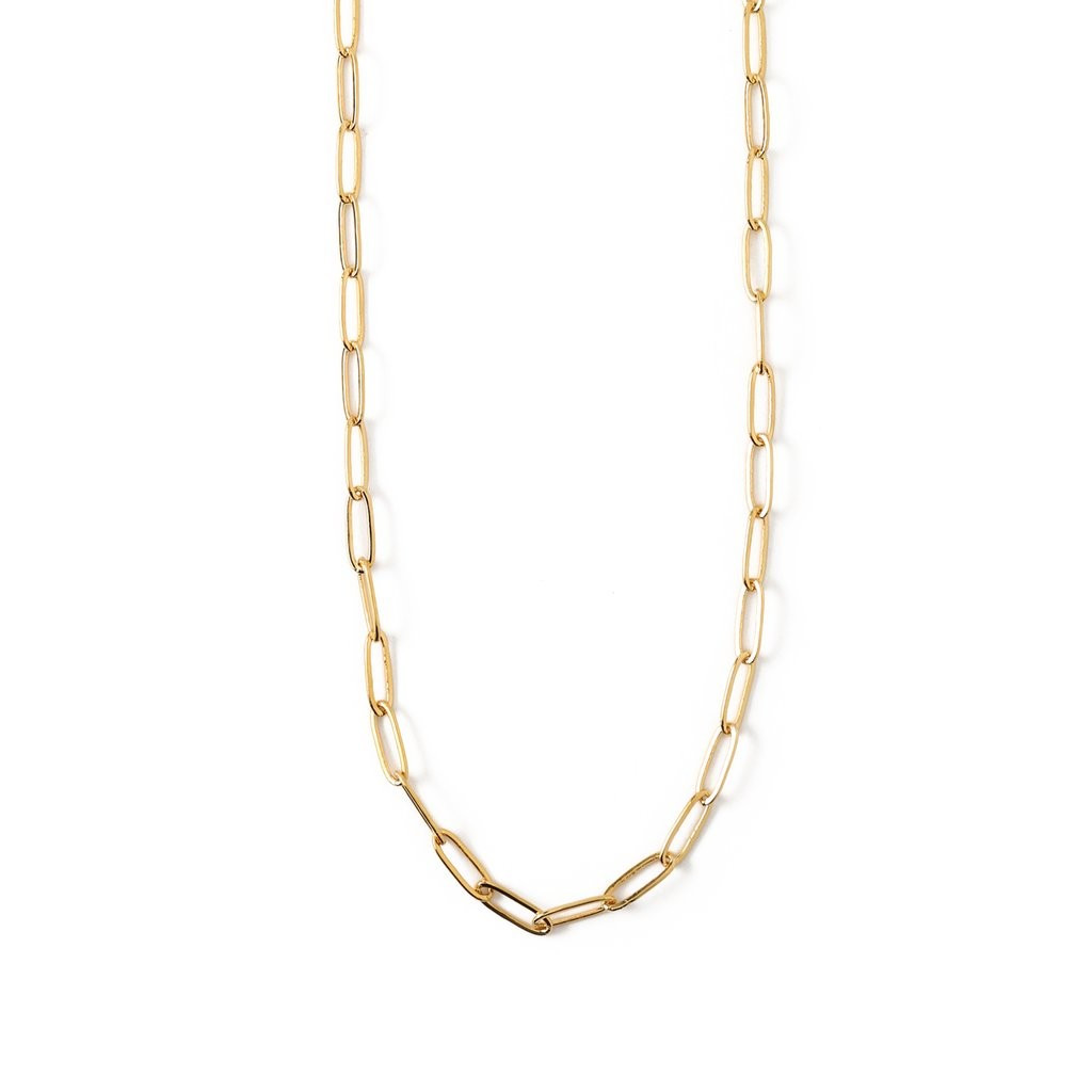 Large Link Chain Necklace - Gold | Orelia London