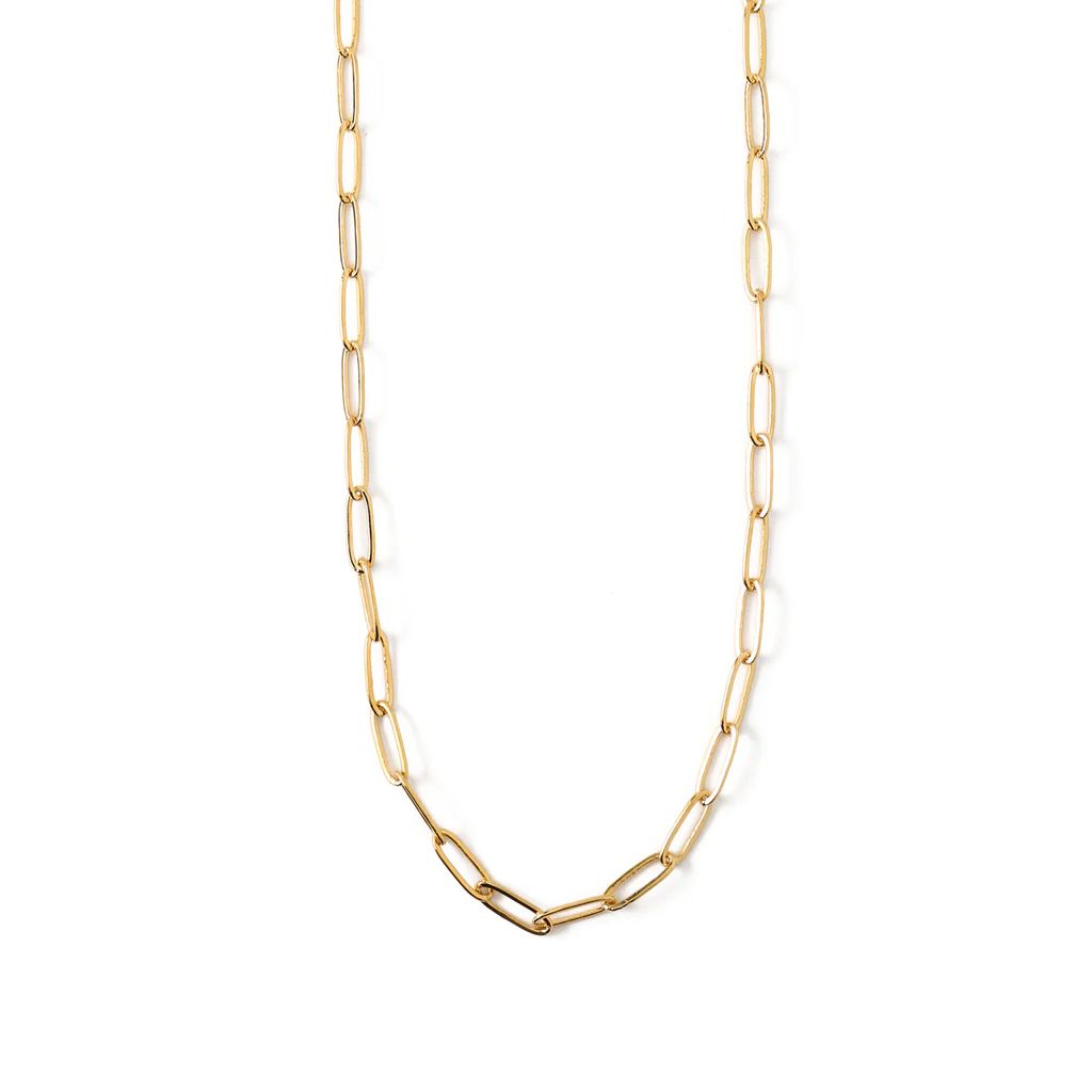 Large Link Chain Necklace - Gold | Orelia London