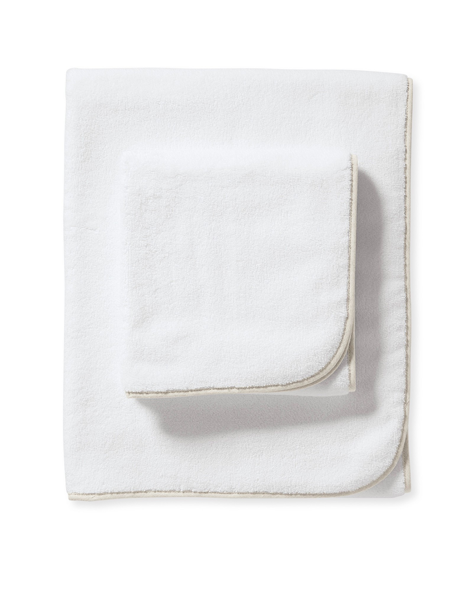 Banded Border Bath Collection | Serena and Lily