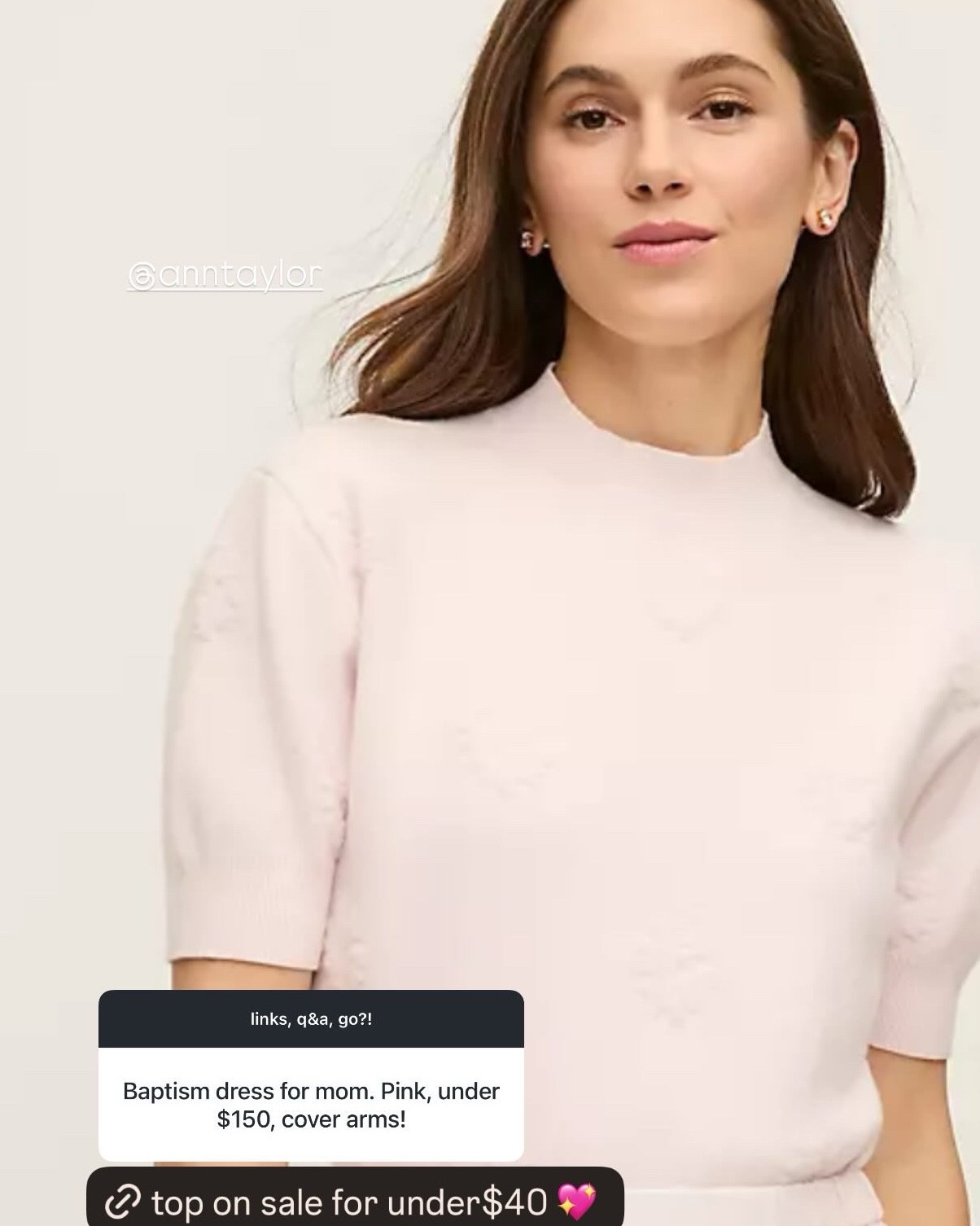 Gorgeous baptism outfit🩷🩷🩷🩷

#LTKmomlife #LTKgrwm