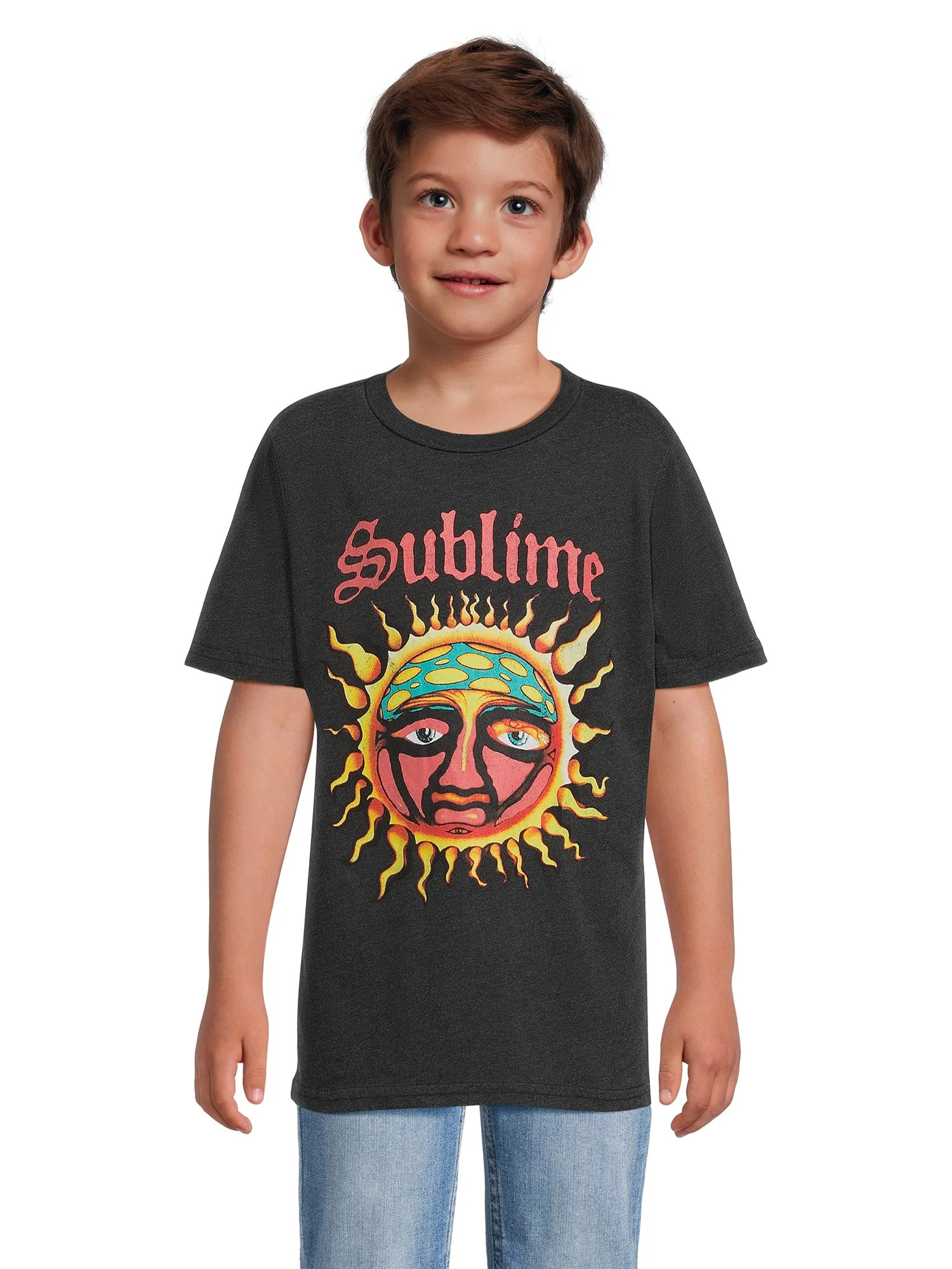 Sublime Boys Short Sleeve Graphic T-Shirt, Sizes 4-18 | Walmart (US)