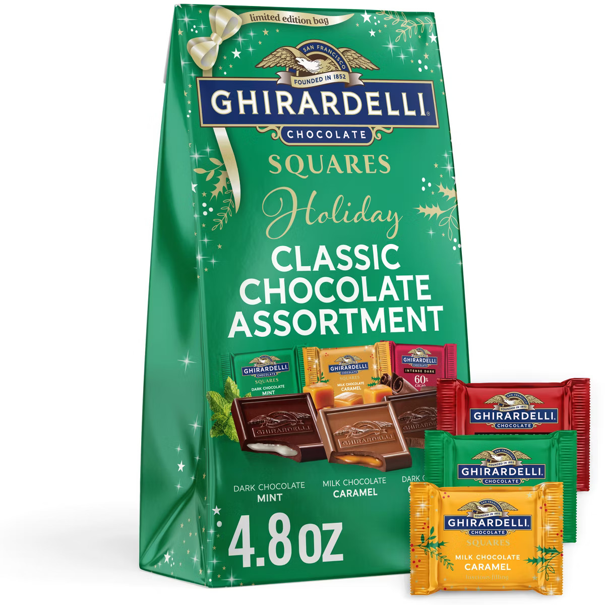 Ghirardelli Christmas Classic Chocolate Assortment Bag - 4.8oz | Target