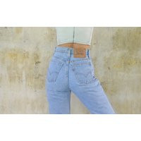 Vintage Faded Levis 512 Jeans Slim Fit, High Waist, Made in USA | W23/W24 L30.5 | Etsy (US)