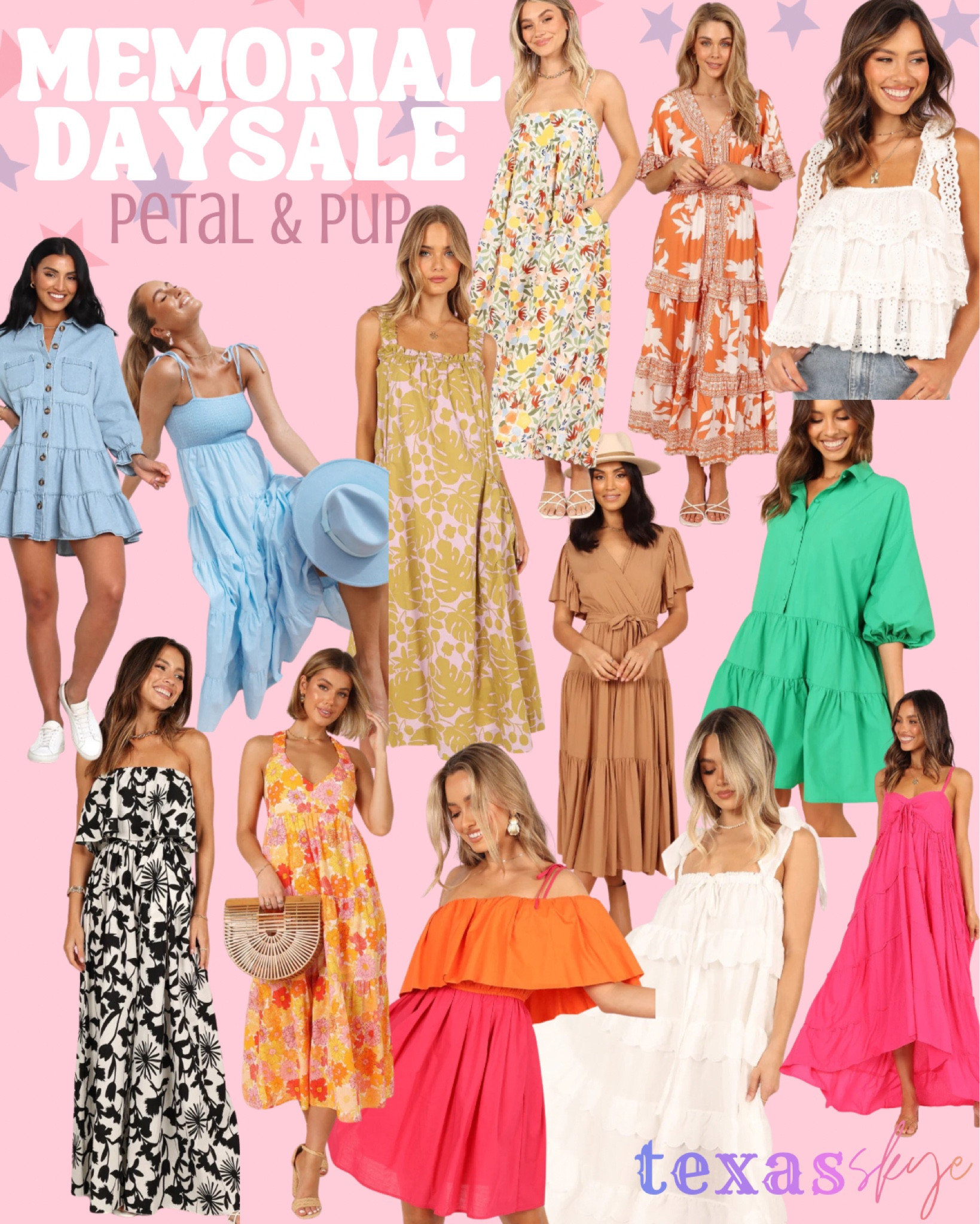 Memorial Day sale: 25% of petal and pup! Love their dresses for work 

#LTKSeasonal #LTKsalealert #LTKworkwear