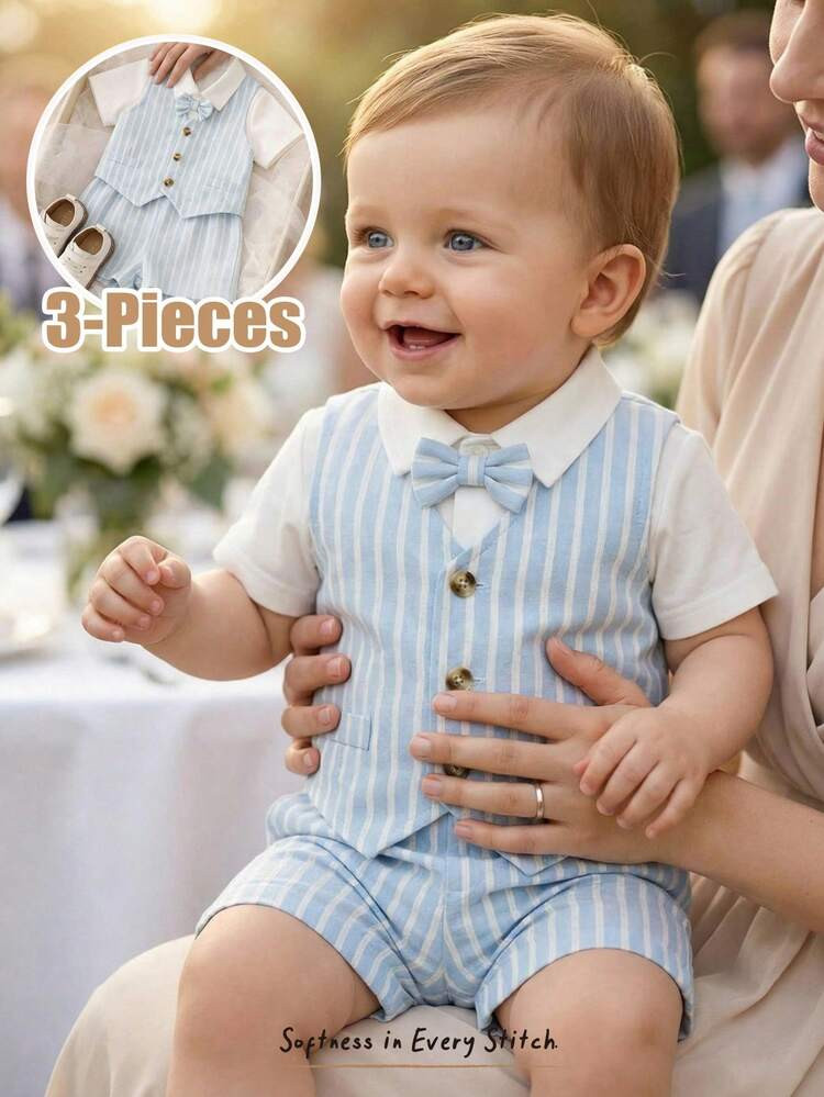 3 pieces outfit for boy | SHEIN