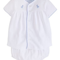 Baby Boy Layette Set - Infant Giraffe Outfit | Little English