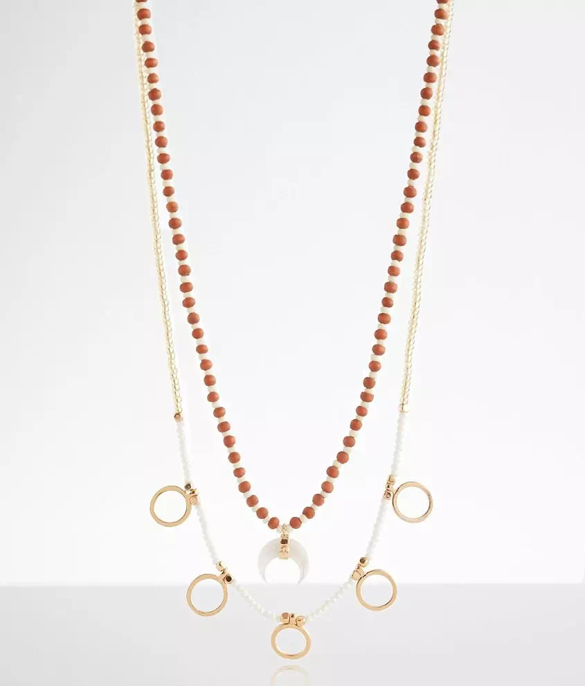 Beaded 2 Pack Necklace Set | Buckle