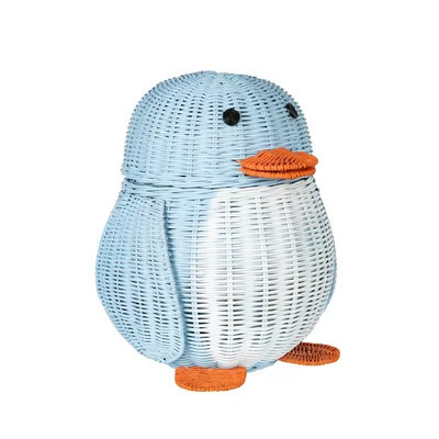 Quamba Penguin Wicker Basket | Wayfair North America