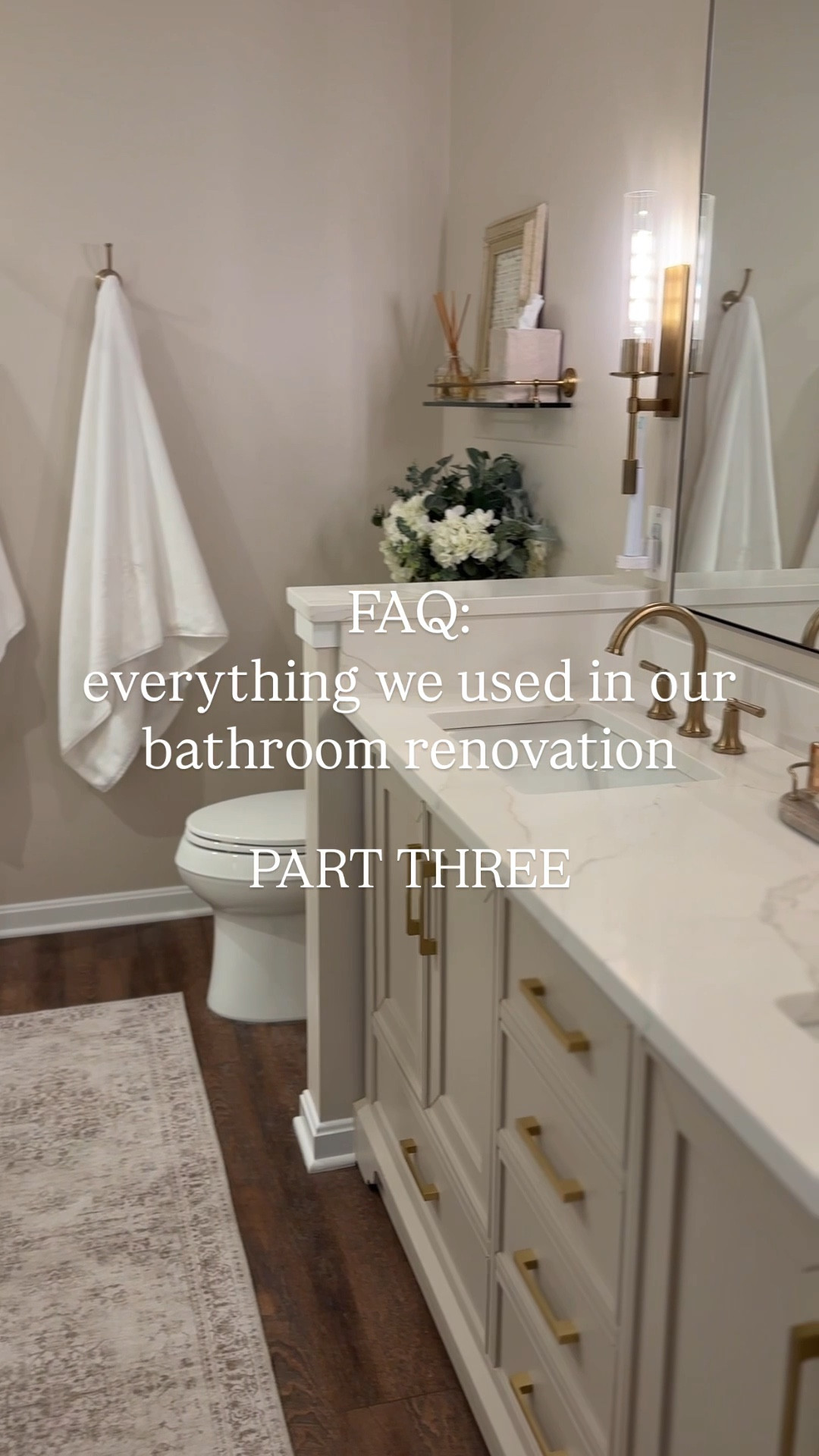 Bathroom renovation details: PART THREE 🤍

#LTKHome