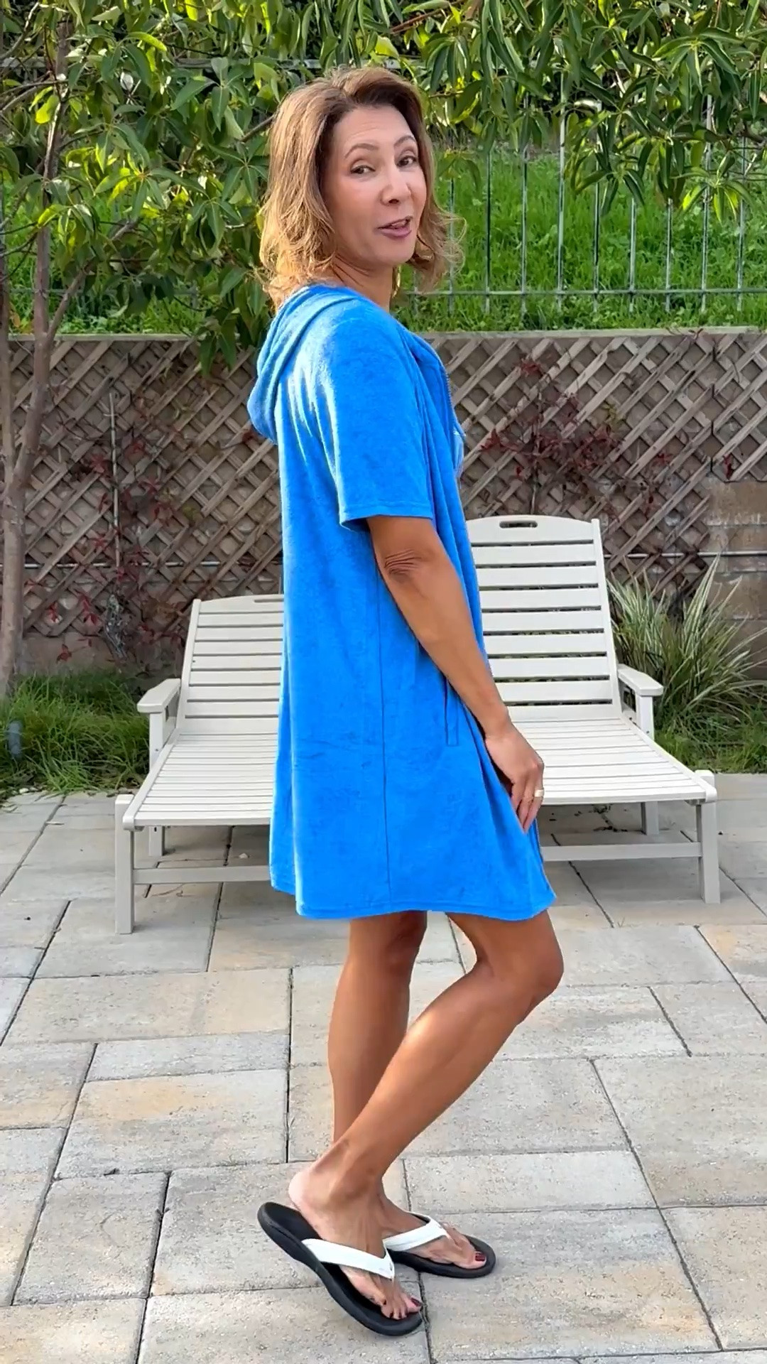 Don’t hate me just because
 I live in sunny Southern California! ☀️⛱️🌊🩴
This light weight terry cloth pool cover up is super absorbent and comes in so many colors. 
It’s what I’m reaching for when I want something soft, easy, and made for pool days.
#LTKSaleAlert

Vacation Beach Outfits

#LTKTravel #LTKSwim #LTKOver40