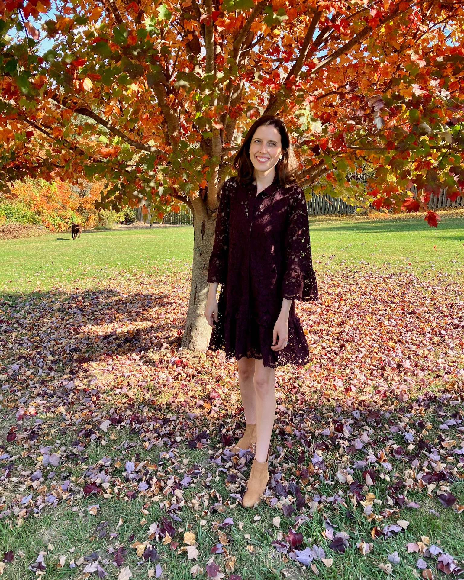 Dress I wore for fall family photos. 🍁
Lots of similar ones linked that would work for holiday party 🎄

Lace dress
Holiday dress
Fall dress 
Christmas dress
Church dress 

#LTKSeasonal #LTKHoliday #LTKstyletip