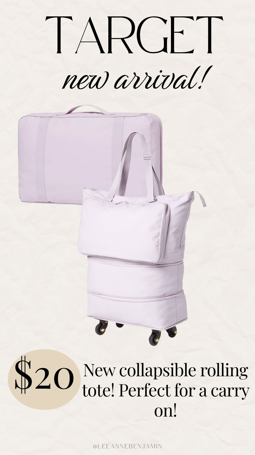 How cool is this new arrival from Target- its collapsible and rolls! 

 #LTKFindsUnder50 #LTKTravel