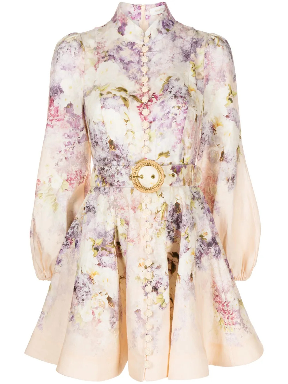 Lyrical floral-print minidress | Farfetch Global