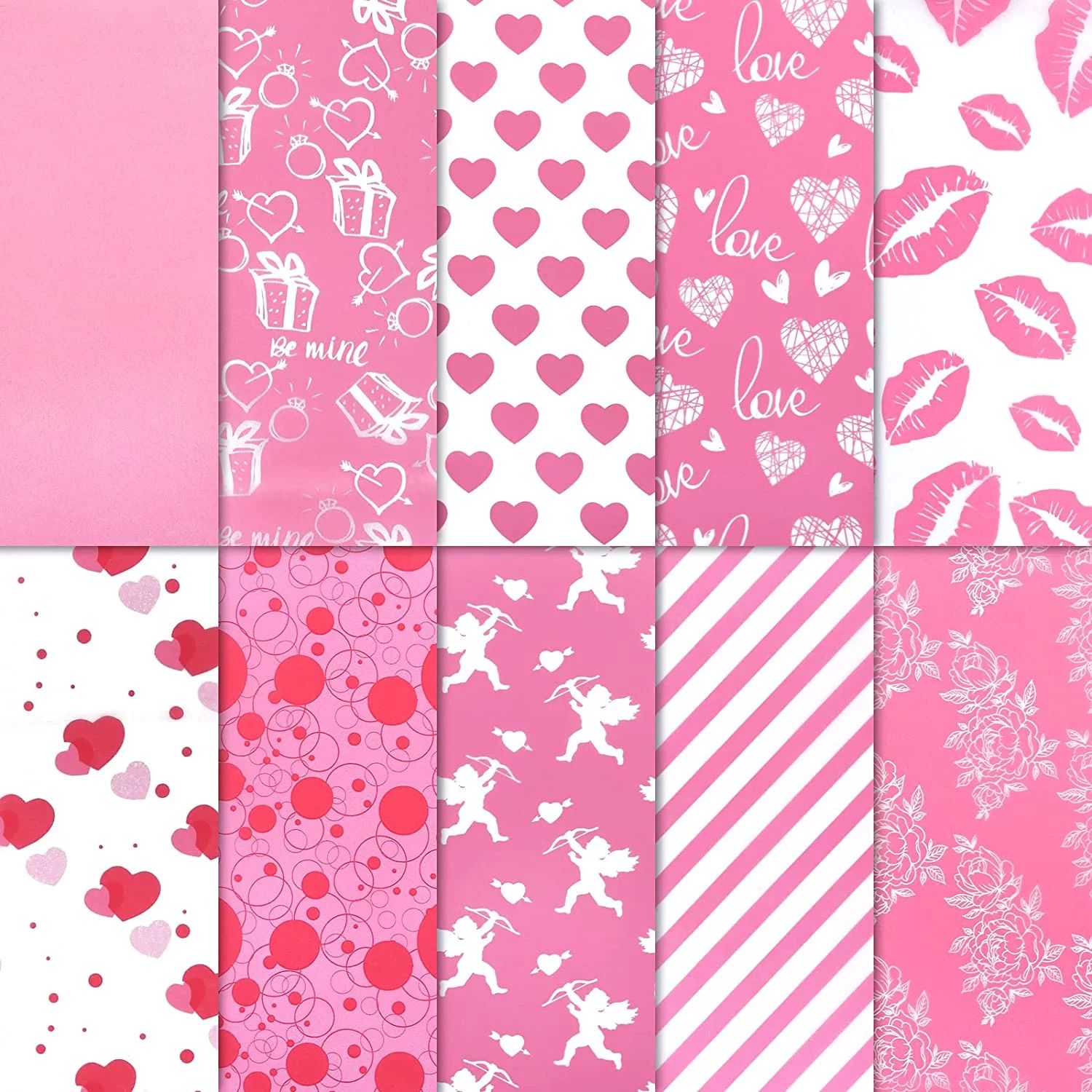 Naler 60 Sheets 14"x20" Valentine's  Day Tissue Paper Bulk for Gift Bags Wedding Wrapping Decor | Walmart (US)