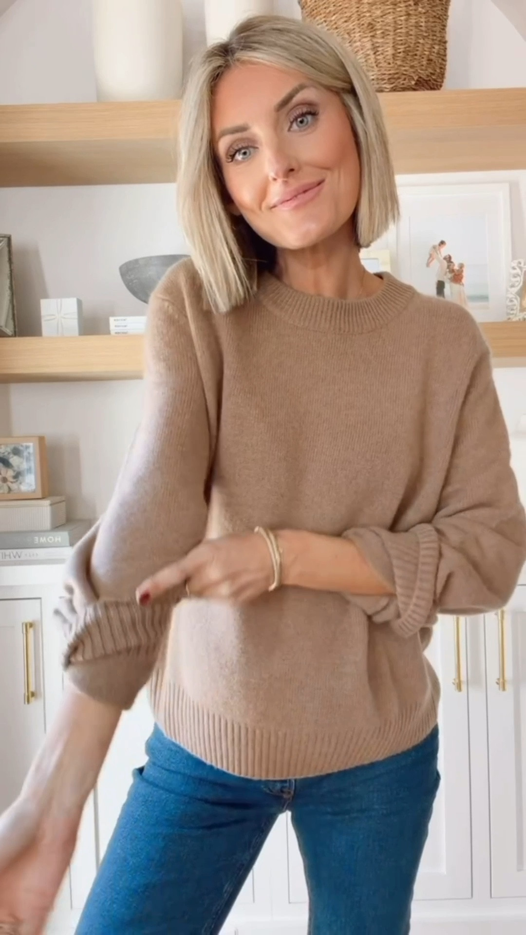 This is my favorite sweater 😍👏🏼 I have it in several colors! The material is so comfy & the fit is perfect! Such a versatile piece to have in your wardrobe!

Loverly Grey, Quince, cashmere sweater, neutral sweater, winter fashion, winter staples, winter outfit ideas 

#LTKSeasonal #LTKBump #LTKootd