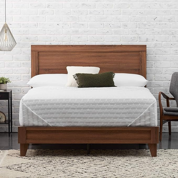 Edenbrook Delta Twin Bed Frame with Headboard – Wood Platform Bed Frame - Wood Slat Support- ... | Amazon (US)