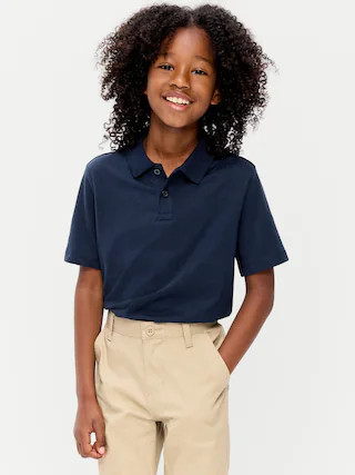 School Uniform Jersey Polo Shirt for Boys | Old Navy (US)
