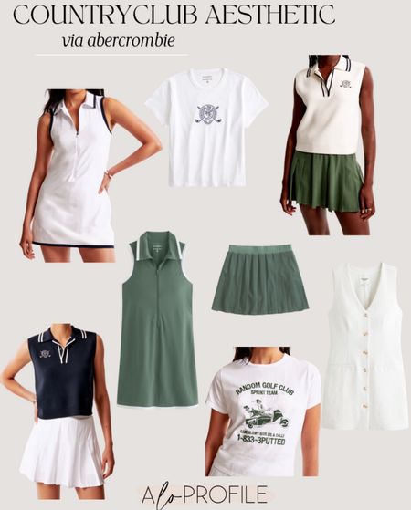 ABERCROMBIE NEW ARRIVALS// country club aesthetic. These pieces are so cute!! 

#LTKStyleTip