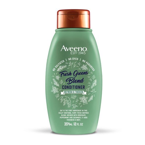 Aveeno Scalp Soothing Fresh Greens Blend Conditioner - 12 fl oz | Target