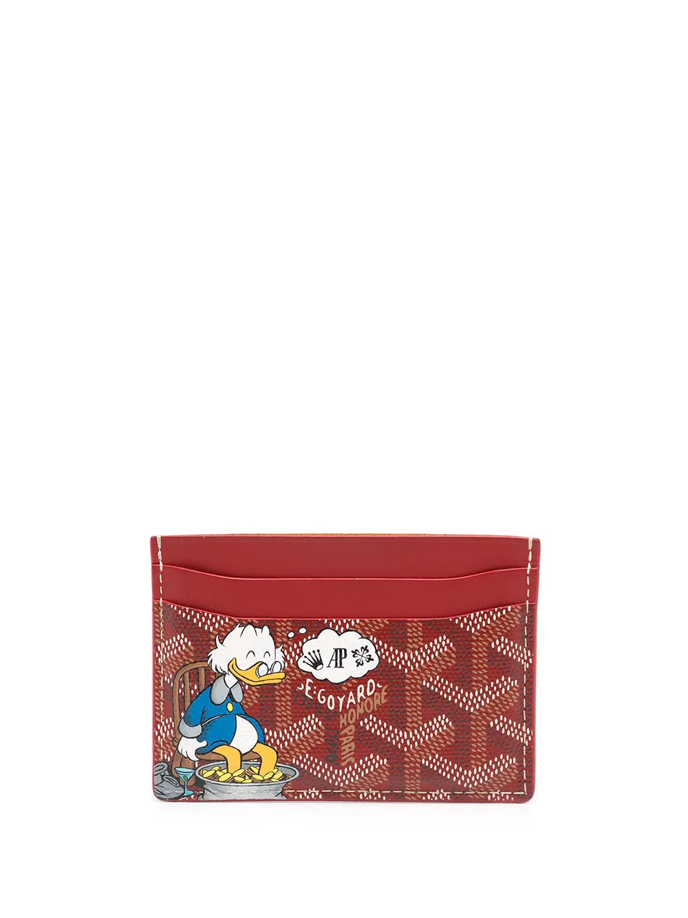 Goyard Pre-Owned Saint Sulpice monogram-print cardholder - Black | Farfetch Global