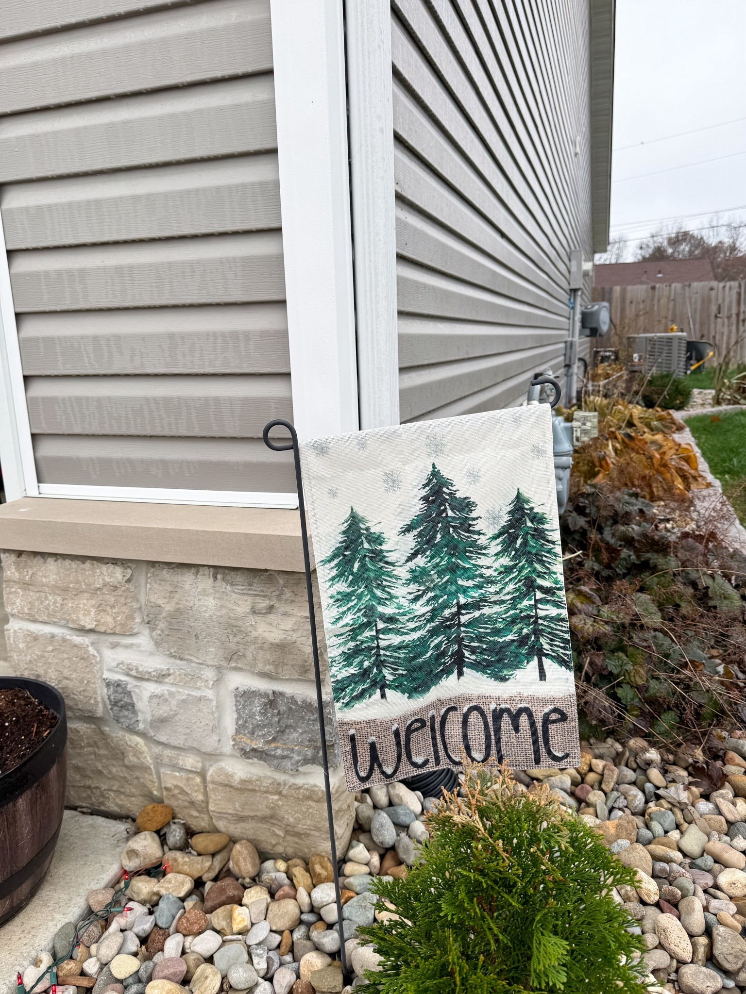 Winter/Christmas yard flag! 

#LTKSeasonal #LTKHome #LTKHoliday