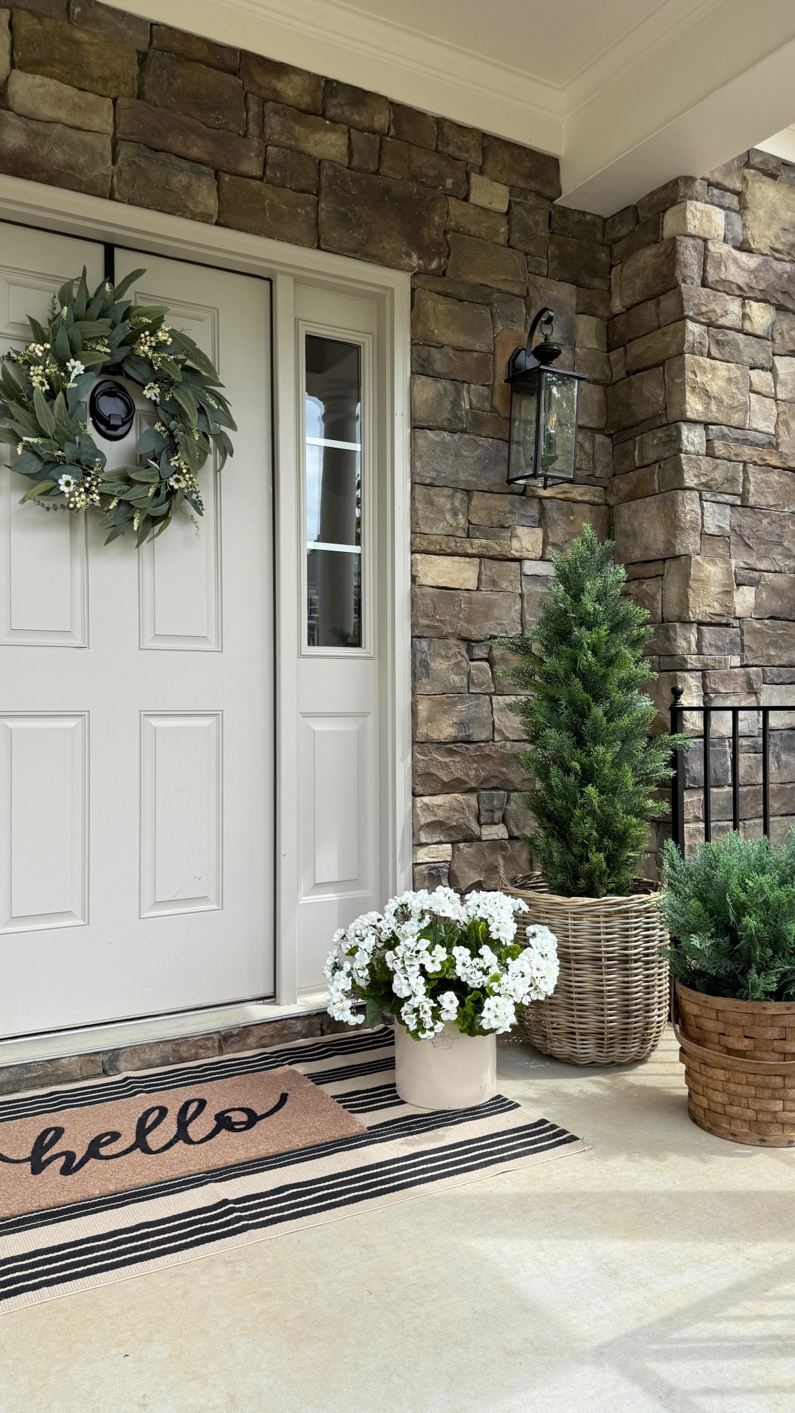 Want a pretty front porch that’s easy to maintain? Then check out these must have items from Amazon. 

✅ Faux greenery and florals don’t require watering or pruning. Plus they won’t die halfway through the summer when it’s super hot out. 

✅ Layering rug under your front doormat is washable. 

✅ New basket mixed with old vintage pieces require no maintenance. 

✅ Simple front door wreath. 

✅ Weather resistant outdoor pillow covers and inserts. 

Even my Trex bench that I’ve had for years is maintenance free! 

#LTKHome #LTKSeasonal #LTKStyleTip