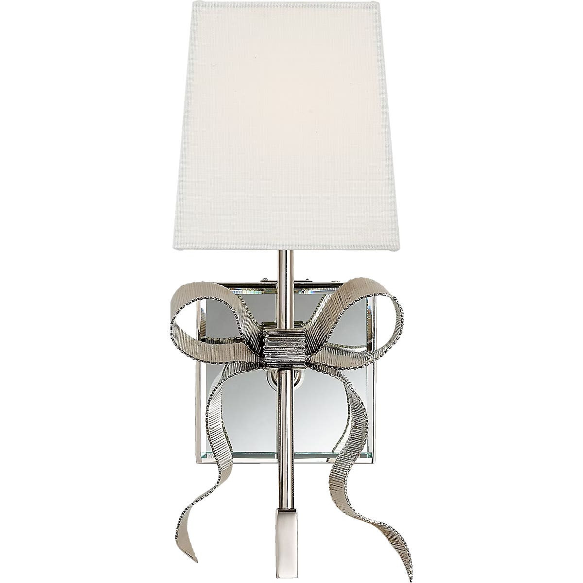 Ellery Gros-Grain Bow Small Sconce - KS2008 | Visual Comfort | Visual Comfort