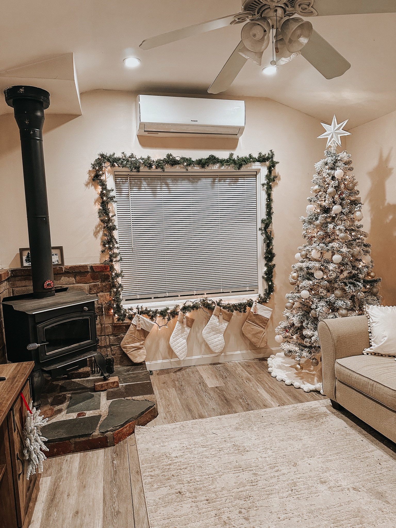 Christmas Tree, Christmas Decor, Flocked tree, Christmas socks, family room, Christmas vibes

#LTKHoliday #LTKhome #LTKSeasonal