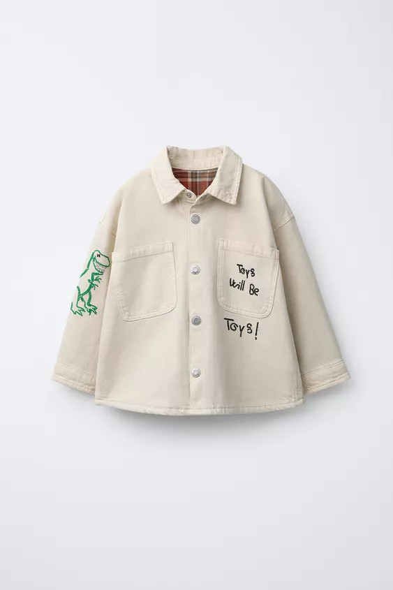 TOY STORY © DISNEY PIXAR EMBROIDERED TWILL OVERSHIRT | Zara US