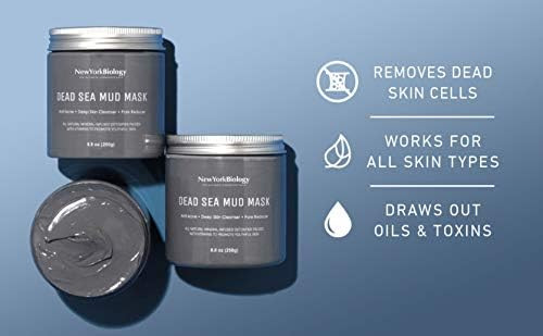 New York Biology Dead Sea Mud Mask for Face and Body - Spa Quality Pore Reducer for Acne, Blackhe... | Amazon (US)