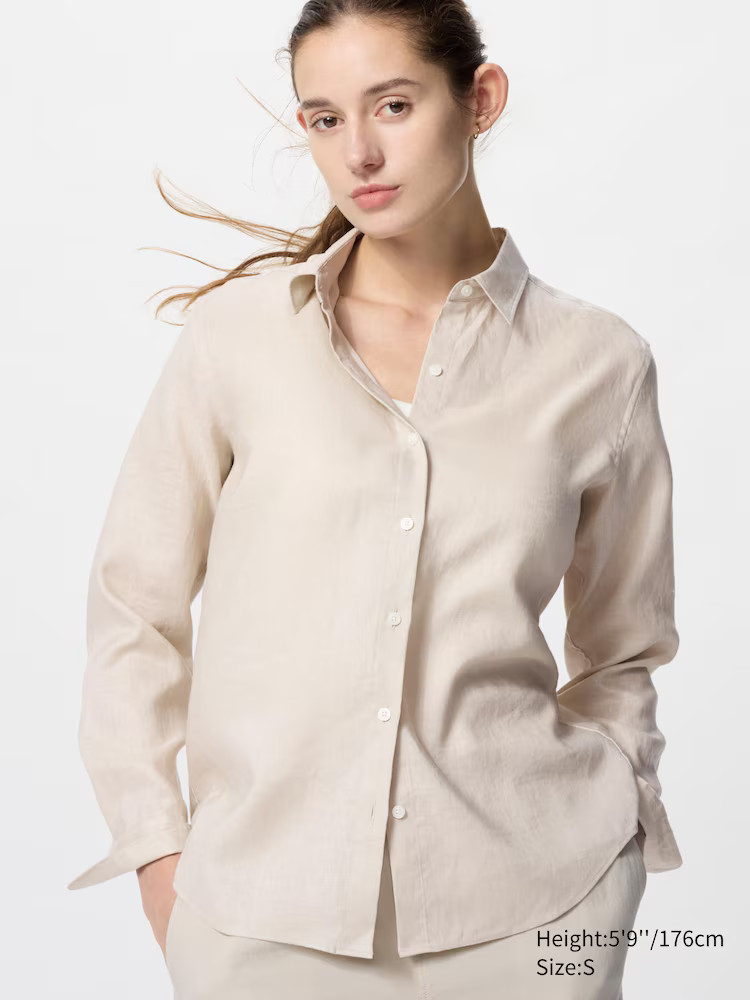 Premium Linen Shirt | UNIQLO (US)