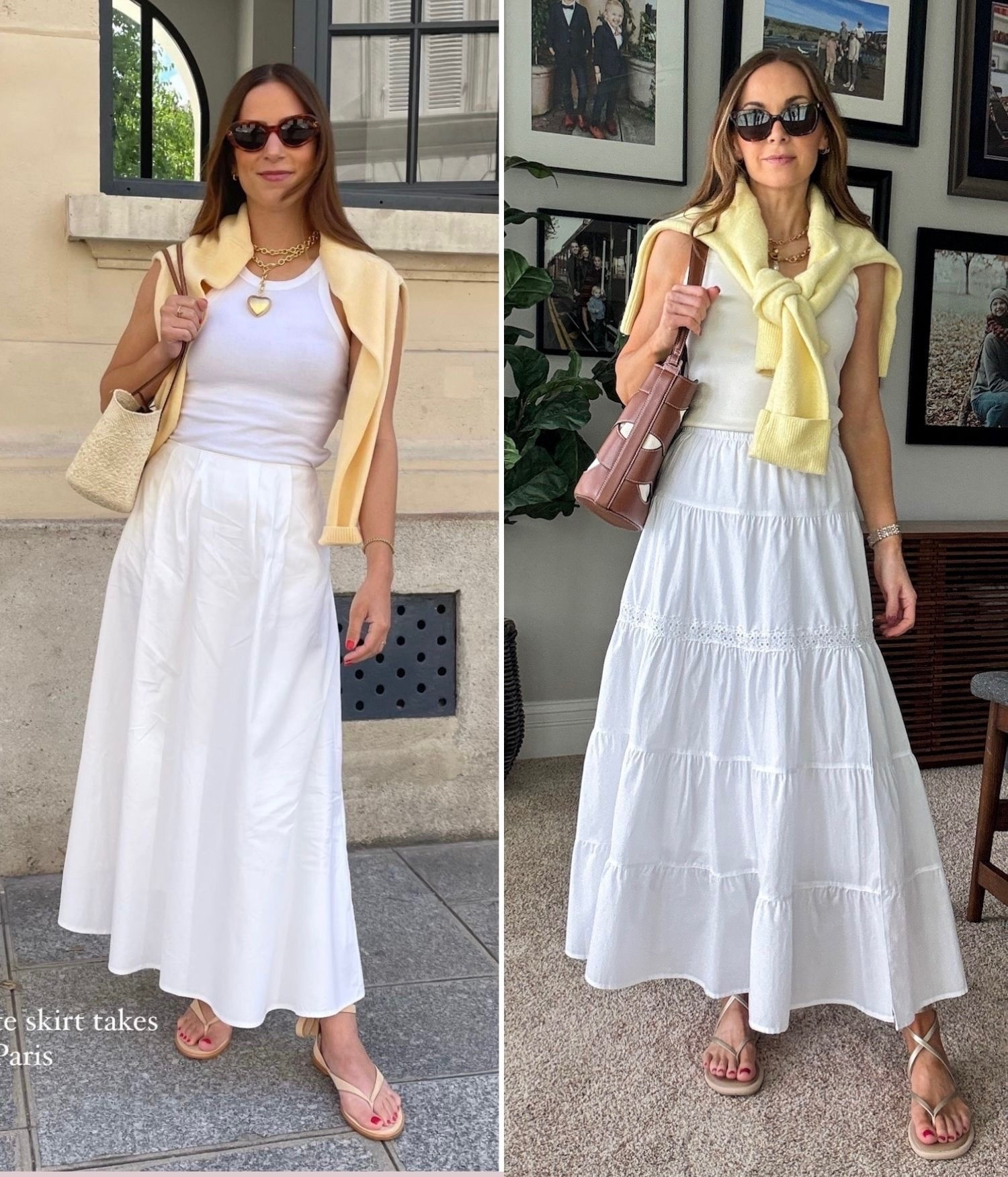 Recreate a Pinterest outfit with me! 
@amazon tank (size small)
@Target  skirt (size small)
@abercrombie sweater (size small) 
@reef sandals (code MWHITE20) 
@walmart bag

#LTKgrwm #LTKootd