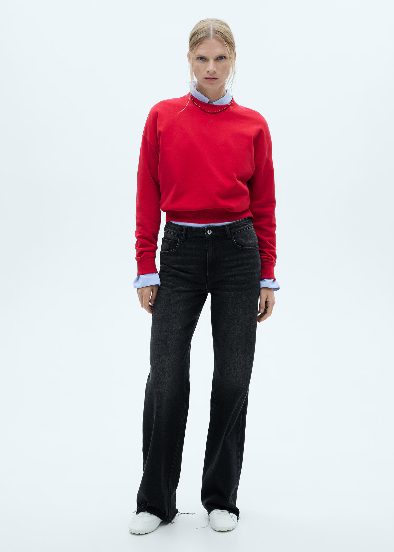 Danila wideleg high-rise jeans - Women | MNG Australia | Mango (US/MX/AU)