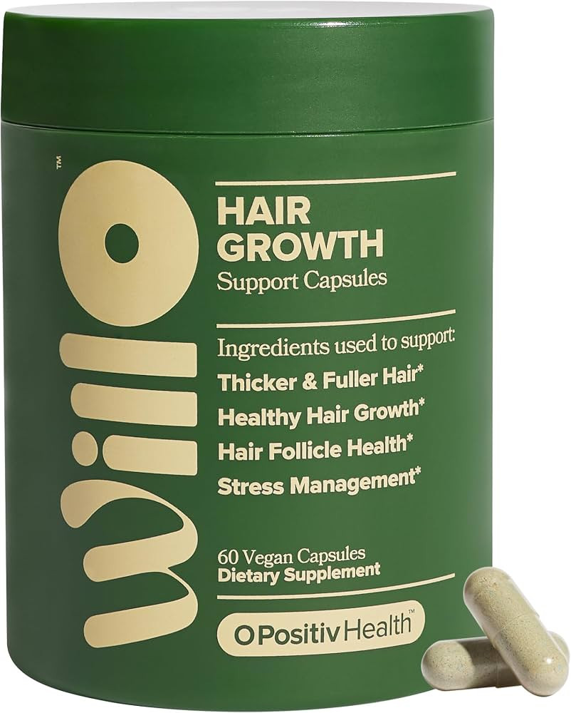 O Positiv Willo Hair Growth Support for Women - Supports Thicker Fuller Hair - Hair Vitamins for ... | Amazon (US)