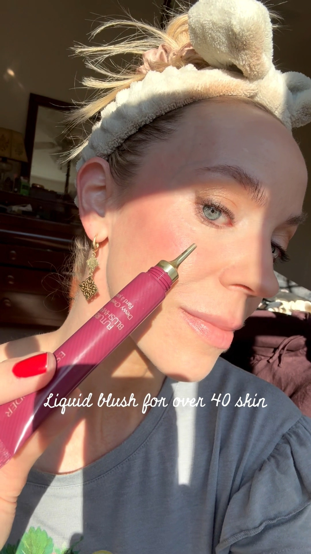Liquid blush for over 40 skin - super pigmented and easy to blend

#LTKBeauty #LTKOver40