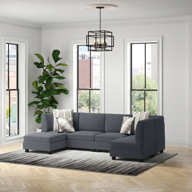 Roeder 6 - Piece Upholstered Sectional | Wayfair North America