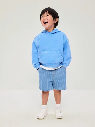 Baggy Pull-On Jean Shorts for Toddler Boys | Old Navy (US)